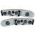 1997-2005 Buick Century Headlamp Lens Cover Assemblies Pair Set