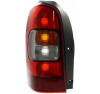 venture van rear tail light lens and housing assembly