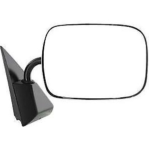 Passenger For 1988-98 GMC Chevy Pickup Truck Side View Mirror Manual Fold Black