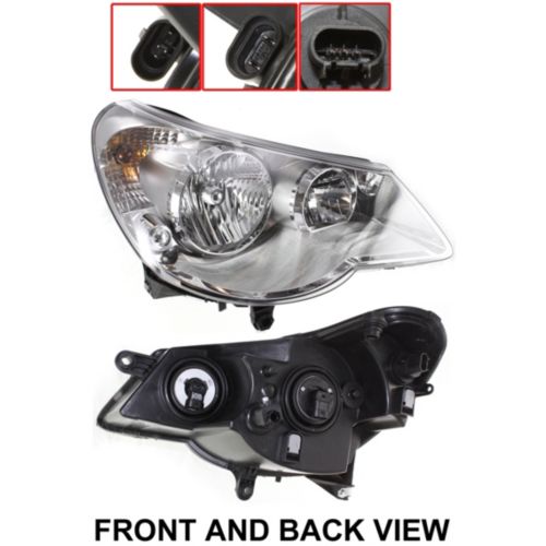Chrysler Sebring Headlight Emblies At Monster Auto Parts Sebring Replacement Headlamp Lens Cover Built To Oem Specifications Complete And Ready Install Ch2503178