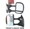 f250 f350 extendable mirror with chrome back
