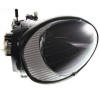 complete headlamp front lens with housing 