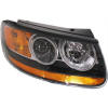 hyundai santa fe replacement headlight