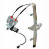cable driven window lift and motor assembly