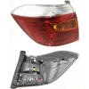 rear tail lamp lens cover housing front and back view  TO2800173