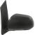 sienna replacement side view mirror