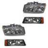 2003 2004 chevy avalanche silverado replacement headlights/park lights