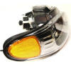 chrysler van headlight lens and housing with side lamp